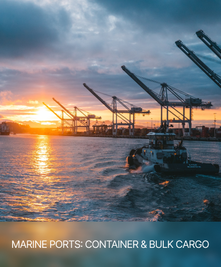MARINE PORTS: CONTAINER & BULK CARGO